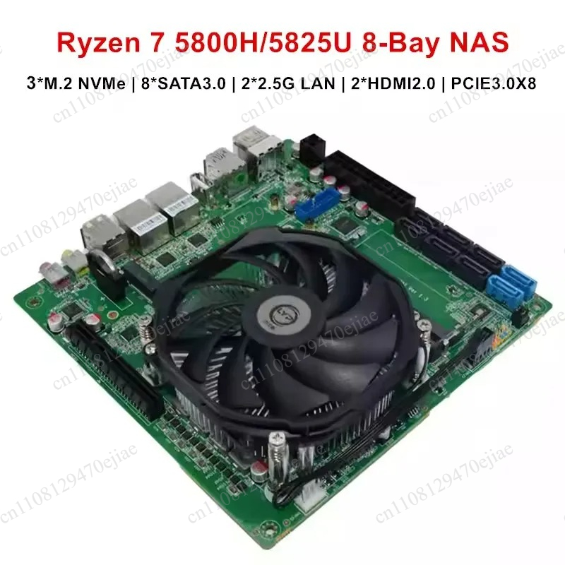 Topton AMD Ryzen 7 5800H/5825U - Mini Itx Dual 2.5G Nas Motherboard ulasan dan harga