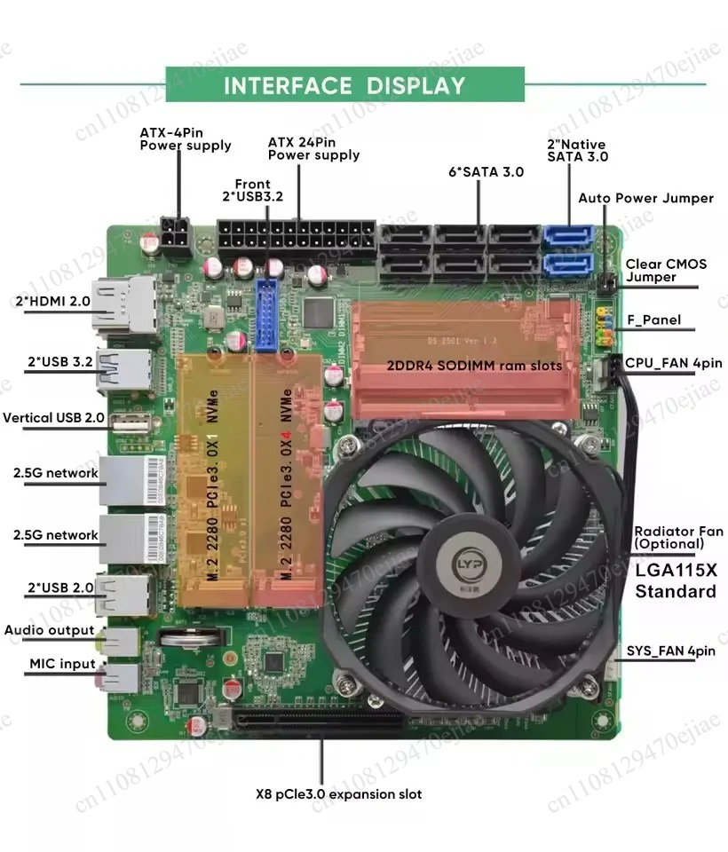 Topton AMD Ryzen 7 5800H/5825U - Mini Itx Dual 2.5G Nas Motherboard ulasan dan harga