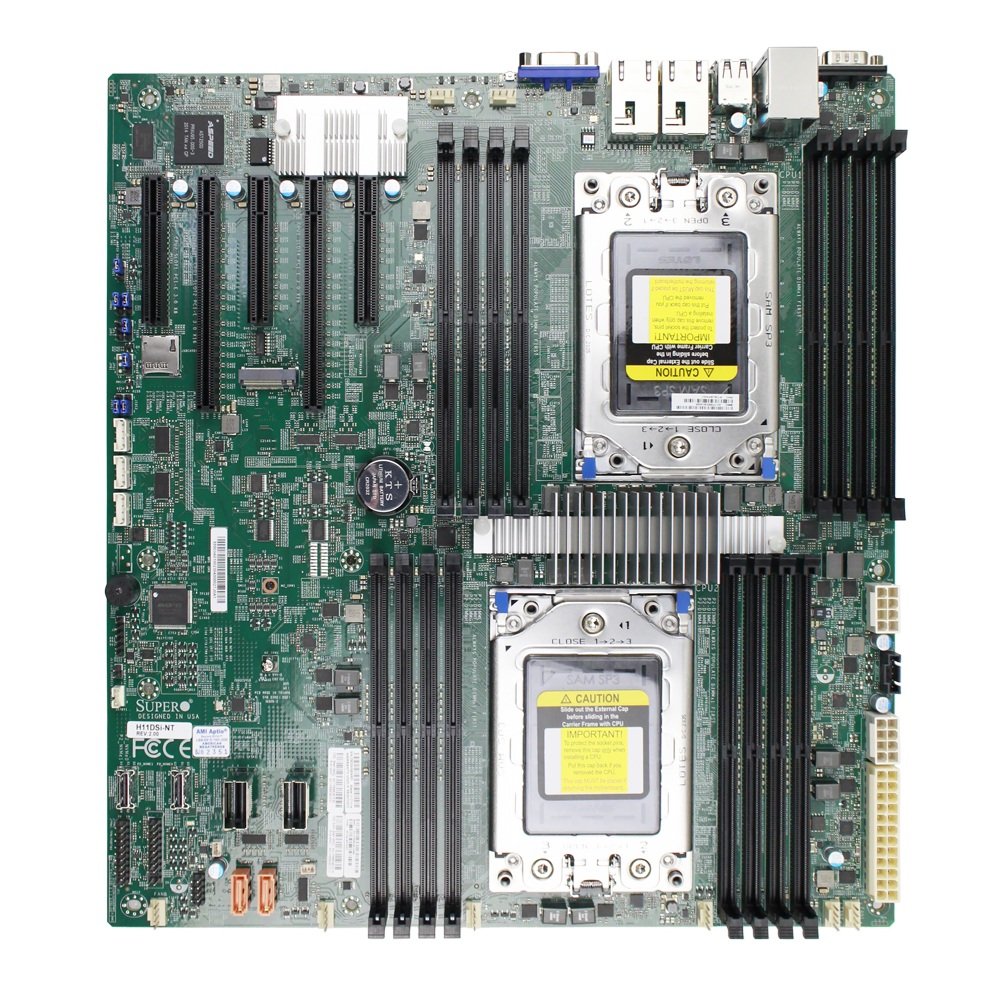 Combo Box Supermic H11DSi-NT M - Dual Socket Sp3 Epyc Motherboard ulasan dan harga