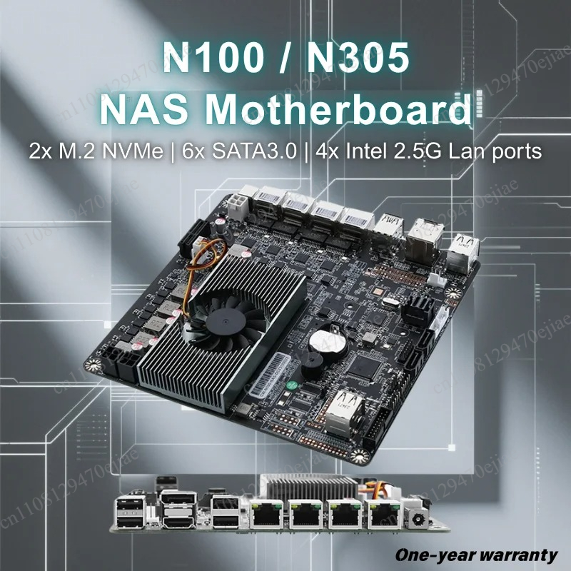 N100 Mini ITX NAS Motherboard  - Mini Itx Dual 2.5G Nas Motherboard ulasan dan harga